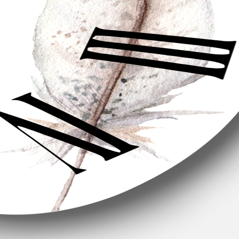 Horloge murale bohème et éclectique Boho, Surdimensionné
