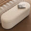 Banc de rangement crème rembourré avec coussin, chambre à coucher, vestibule complet
