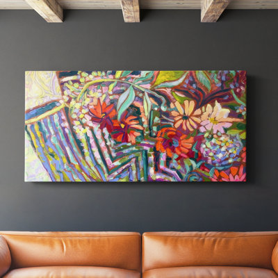 Meandering Garden Path- Gallery Wrapped Canvas -Ready to Hang