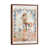 Classic Brown Wood Floater Framed