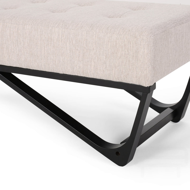Petrie Upholstered Bench, Beige
