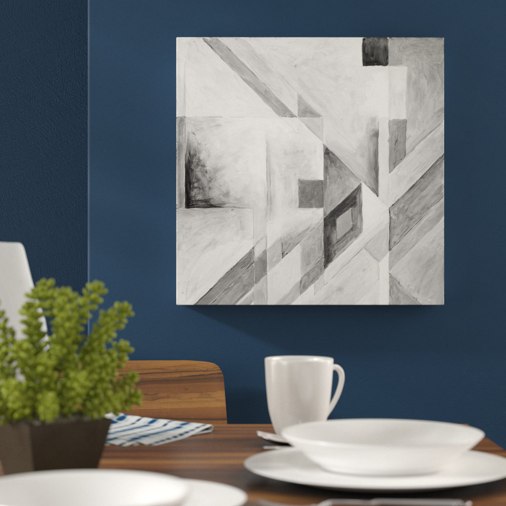 East Urban Home Modern Translation Graphic Art Wrapped on Canvas ...