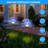 Silver/Black Solar Powered Integrated LED Pathway Light Pack-86934782