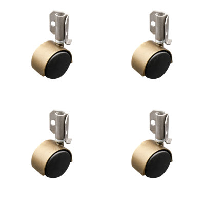 Nylon Wheel Caster with Inside Mount