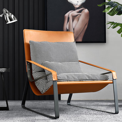 Kopec 28.3" Wide Down Cushion Lounge Chair