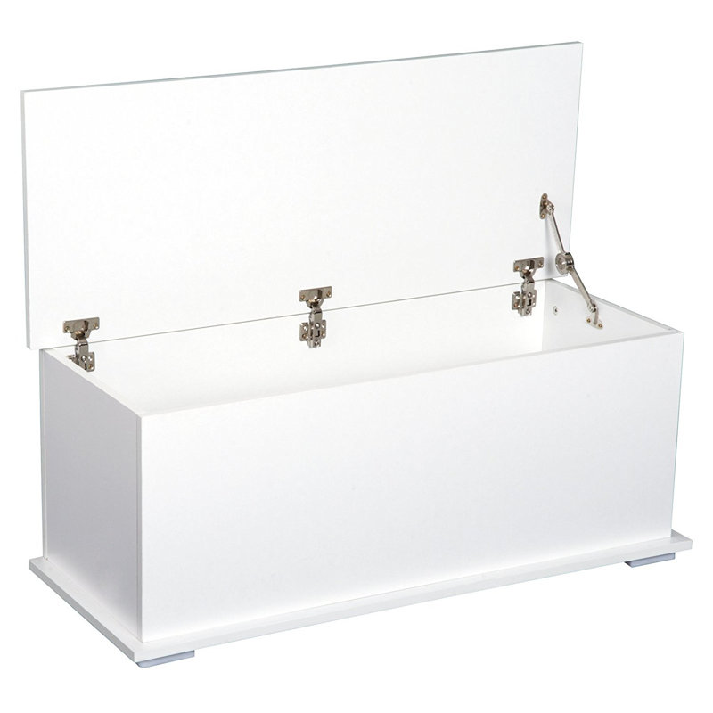India Blanket Chest, White