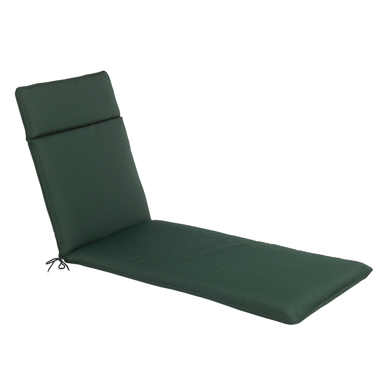 Sun Lounger Seat/Back Cushion, Green