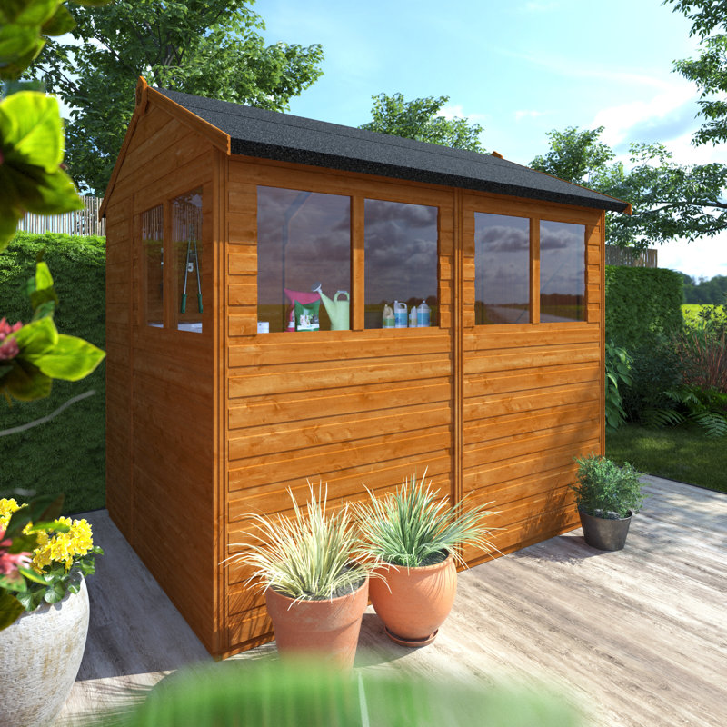 8x6w TigerFlex® Sunlit Apex Shed