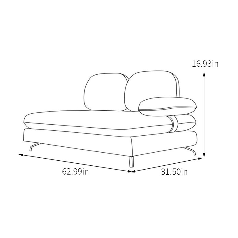 High Rebound Chaise Longue