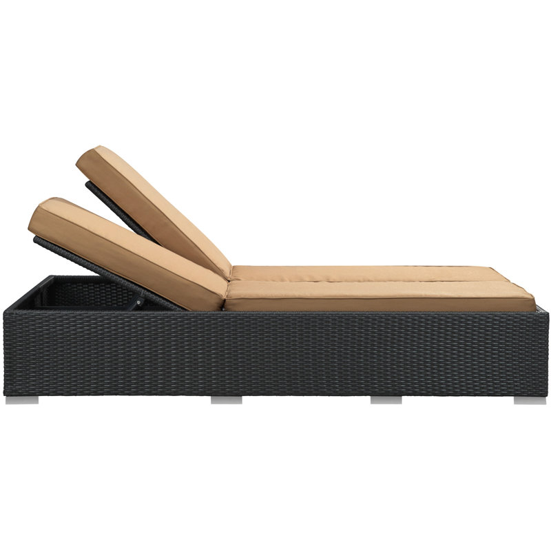 Fauteuil inclinable d'extérieur Evince, Moka