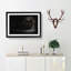 Black Cat with Yellow Eyes - Picture Frame Art Print on MDF-55512487-55512491