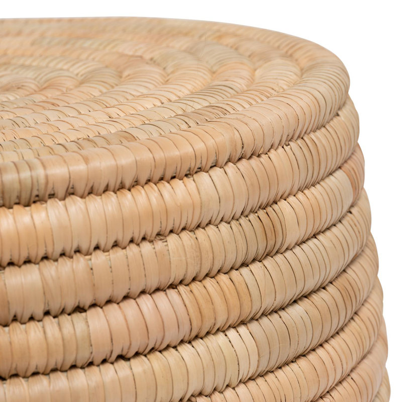 Malawi Woven Reed End Table