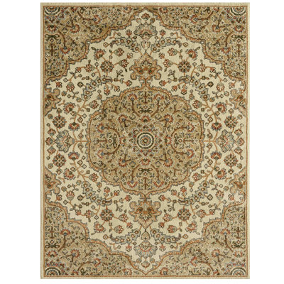 Tapis oriental beige