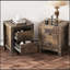 Table de chevet en bois Farmhouse