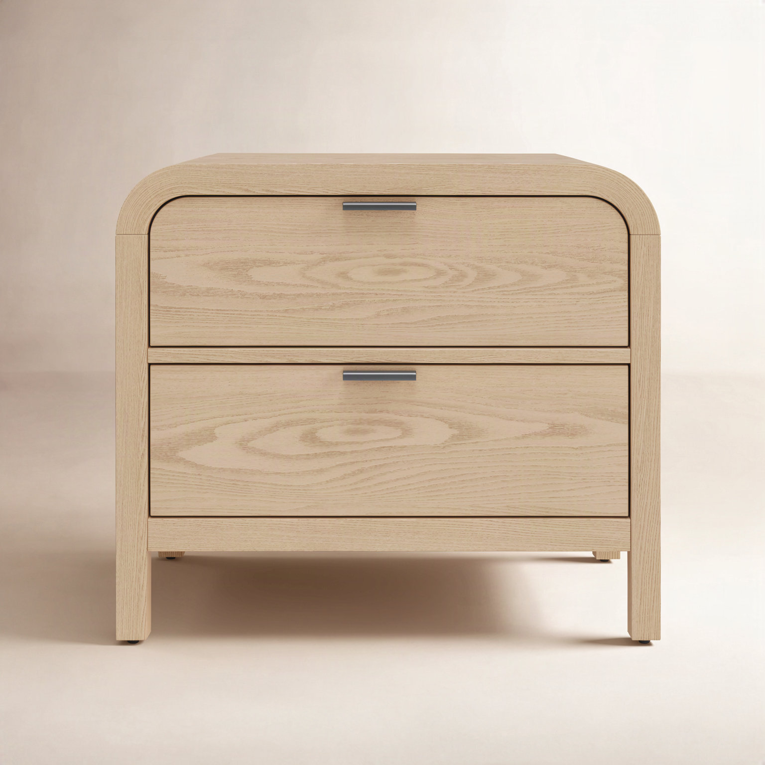 Essie 2-Drawer Nightstand, Timber