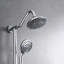Douche murale avec pomme de pluie de 6 pouces et douchette - durable pour une expérience de détente dans la salle de bain-121690655