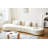 132.3'' Wide half moon design curved sofa-332414736