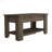Austin Storage Table, One Extendable Table Shelf, Four Legs, Lower Shelf-4295071
