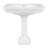 32 Inch Pedestal Sink - 8 Inch Faucet Drillings - White
