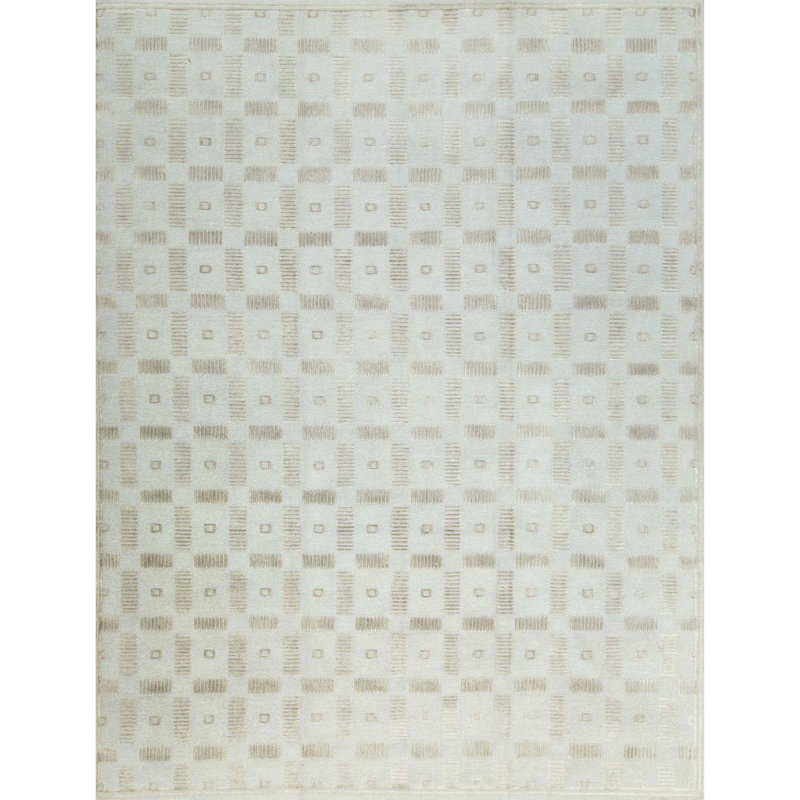 Wool Area Rug in Beige