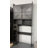 32.3” W Farmhouse Bathroom Storage Cabinet, Over The Toilet Storage Cabinet with Toilet Paper Holder and Barn Doors-114193716