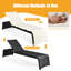 Chaise longue inclinable avec coussin Luciana-1085350529