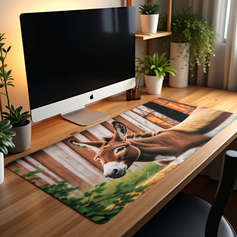 Polyester Desk Pad, 31.5x15.5