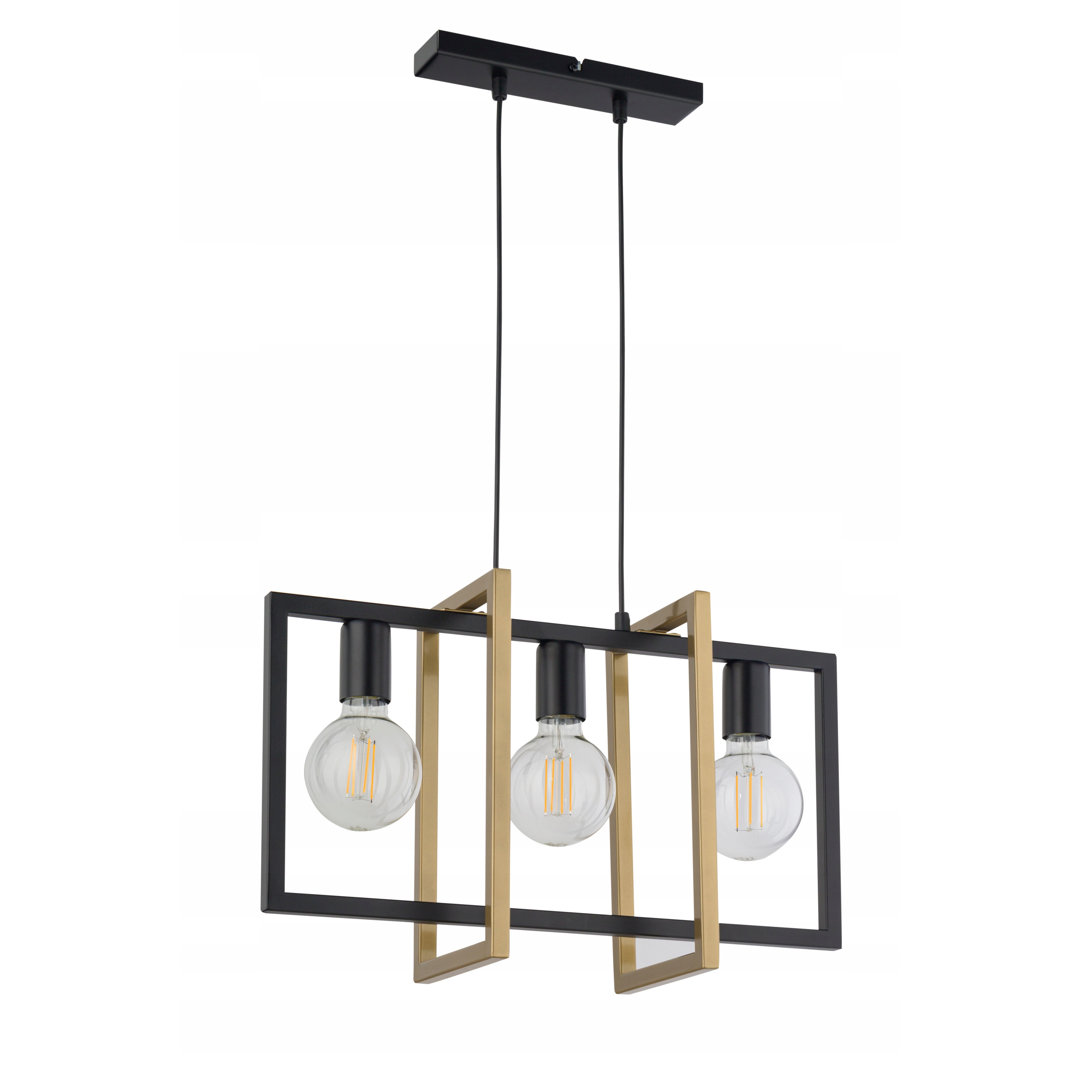 3 - Light Kitchen Island Square / Rectangle Pendant