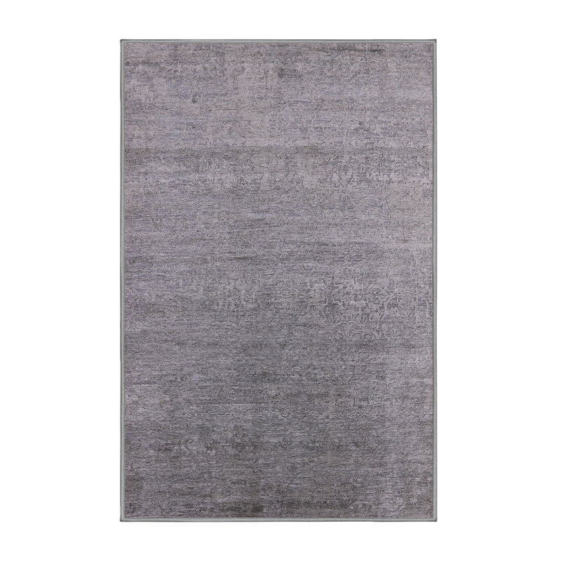 Tapis gris Shakia, Rectangle 6 pi x 9 pi