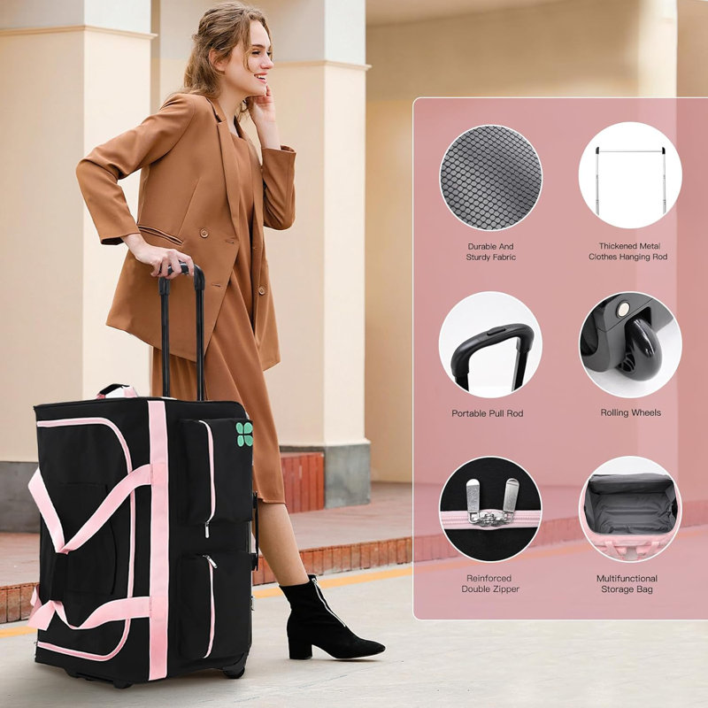 Clothes Rack Duffle Bag With Garment Rack Rac N Roll Dance Bag