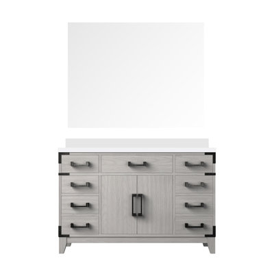Miroir de salle de bain simple l 48 po x P 22 po Laurel