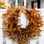Couronne artificielle d'automne 24 po Couronne florale d'automne