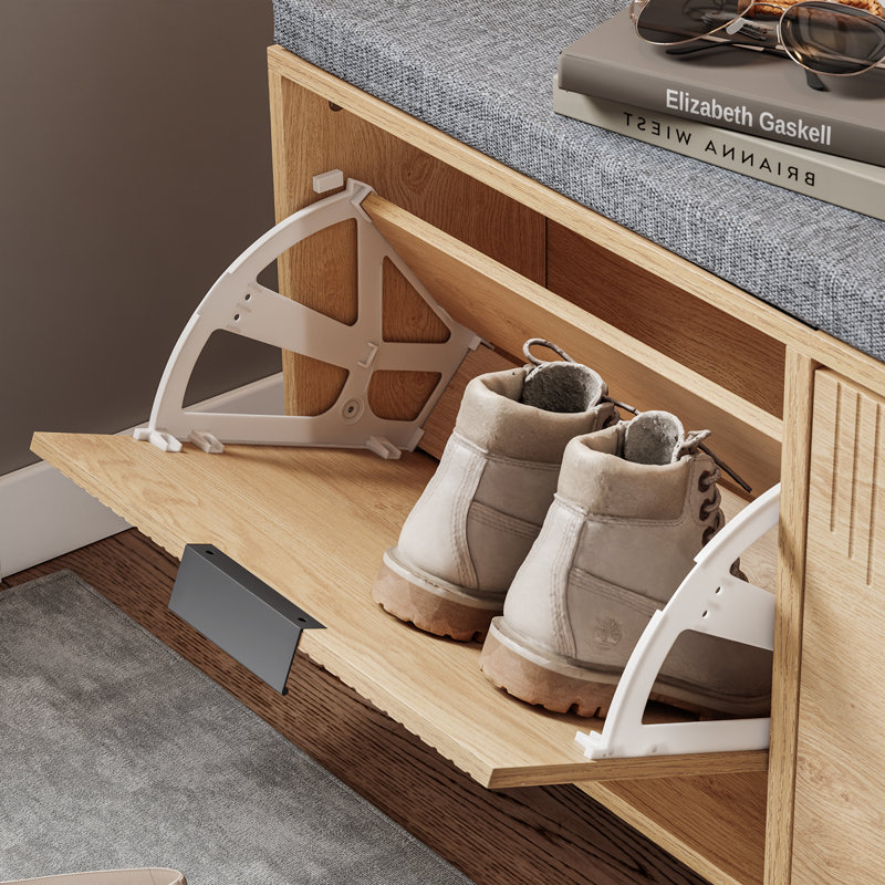8 Pair Shoe Storage Bench