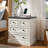 26"W Nightstand With Charging Station, Farmhouse End Table With 4 Drawers-1856284248