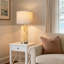 Ensemble de 2 lampes de table 27 po Coastal pour salon avec lampes de chevet et veilleuse