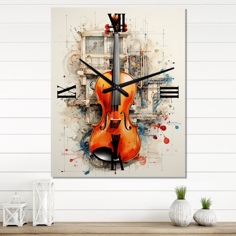Cymantha - Horloge murale musicale, Petit