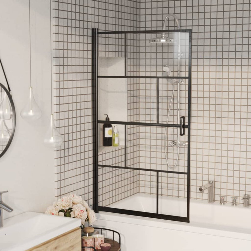 Cabine de douche rectangulaire encadrée l 31,5 po x H 55,1 po