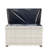 Wicker Patio Furniture Storage Box (Grey )