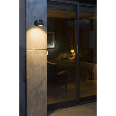 Belding Plug-in Integrated LED Outdoor Armed Sconce