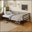 Lit mezzanine pour enfants avec cadre en métal de style canapé