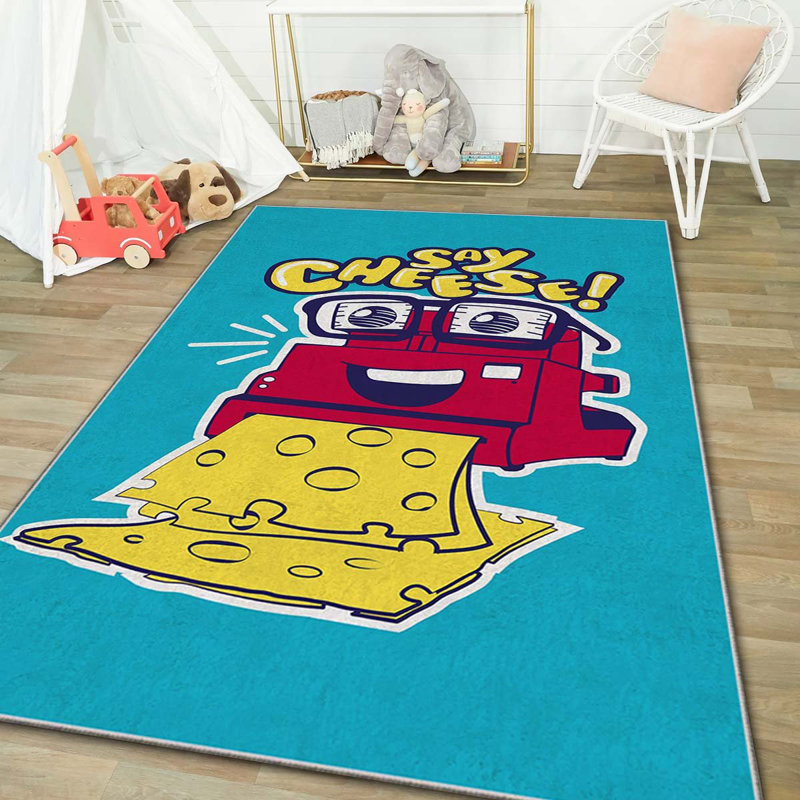 Luxurious Area Rug (2.6 x 4.6 Feet), 100% Polyester, 740 g/m² | Soft Velvet Fabric, Non-Slip Felt Dot Underside, Laminated Sponge for Comfort | Antibacterial, Machine Washable at 30°C | Elegant Home Décor