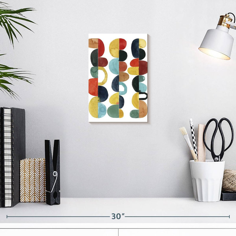 Avery Midcentury Sunrise I, 12" H x 8" W
