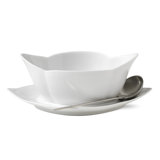 Royal Copenhagen White Fluted Gravy Boat