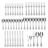 Oneida Boutonniere 45 Piece Everyday Flatware Set, Service For 8