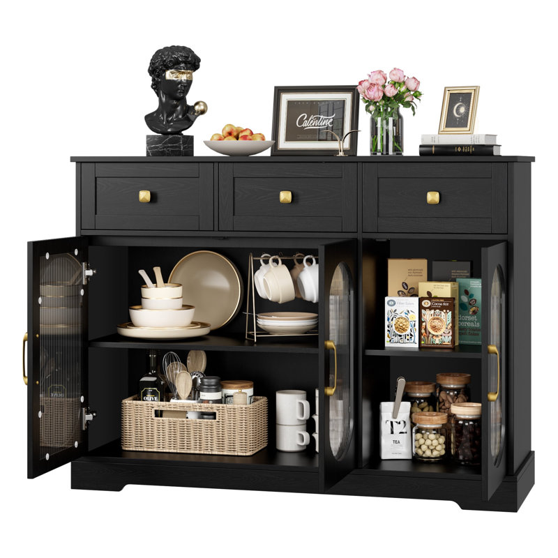 Buffet 47,24 po Segouin, Noir