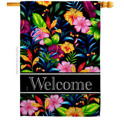 Ibhidh Double Sided 40'' H x 28'' W Polyester House Flag