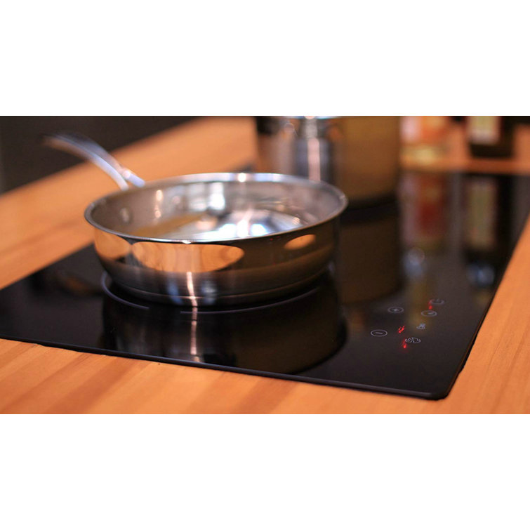 Surface de cuisson en vitrocéramique à double induction de 14 pouces True Induction de 1750 W et certification 858UL.