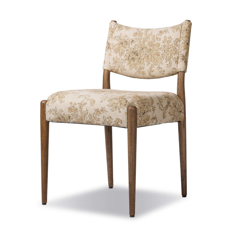 Jayla Upholstered Dining Chair, Fallingbrook Natural, Toasted Oak
