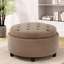 63.5Cm Tufted Round Cube with Storage Ottoman-178131235