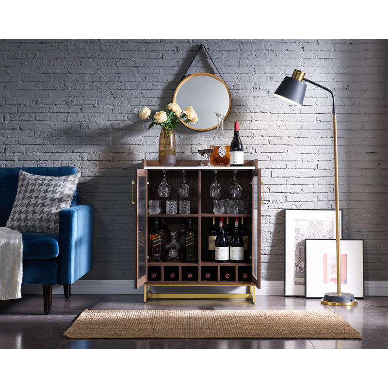 Bar d'appoint Wisser Source, Noyer